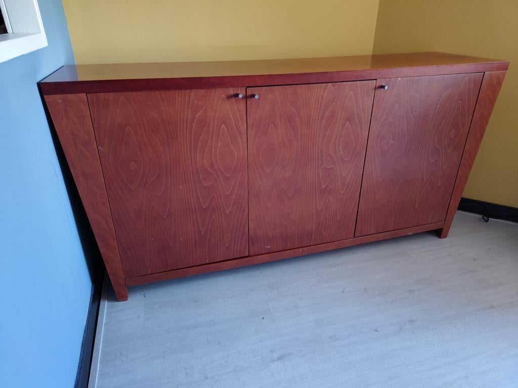 Dressoir met 3 deuren, lichte schade, Huis en Inrichting, Gebruikt, 150 tot 200 cm, Ophalen of Verzenden, 25 tot 50 cm