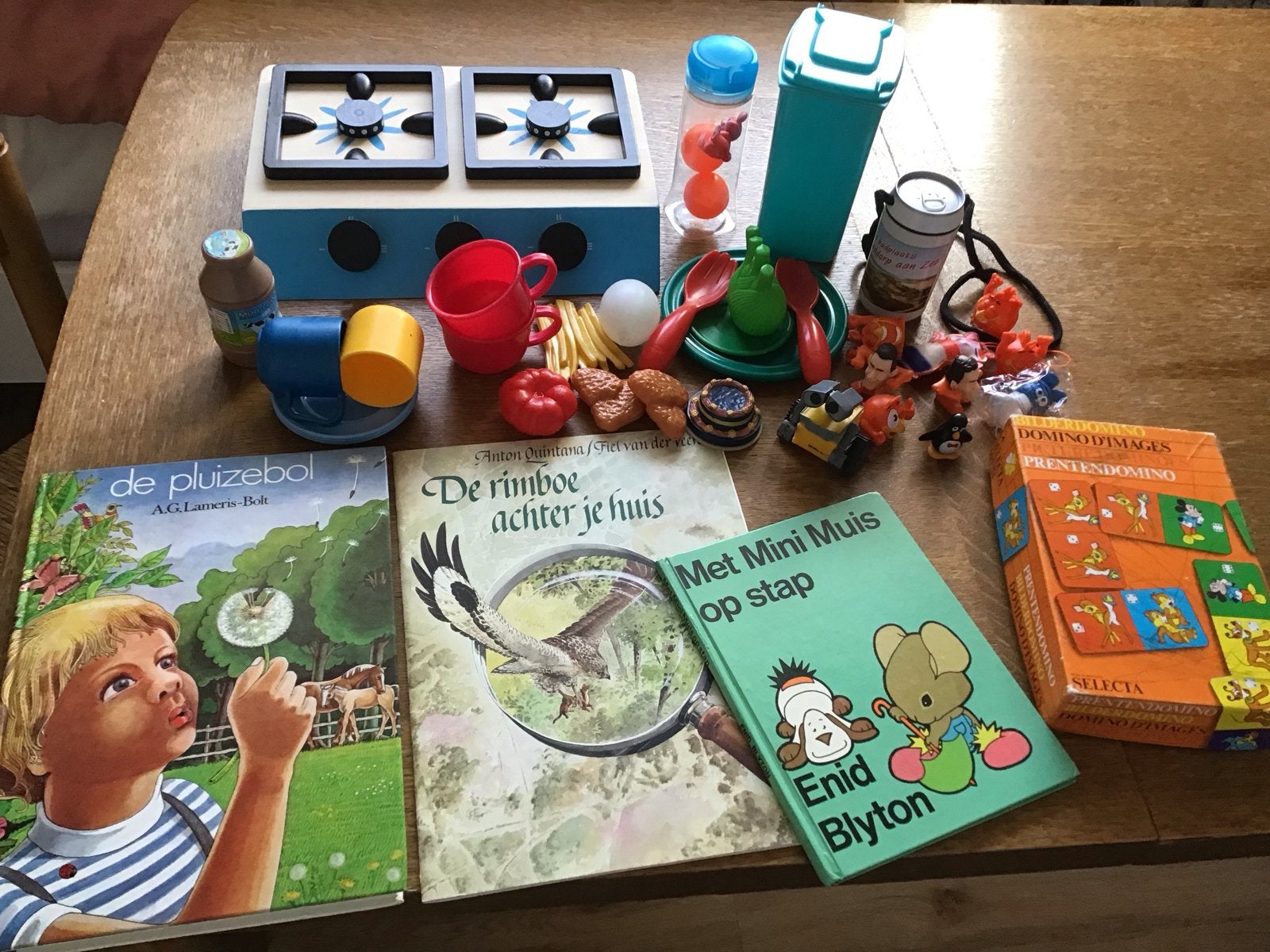 Speelgoed peuter/ kleuter pluizebol,voorleesboek enz., Ophalen of Verzenden, Gebruikt, Jongen of Meisje