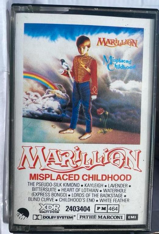 Marillion cassette misplaced childhood, Ophalen of Verzenden, Zo goed als nieuw, Pop, 1 bandje
