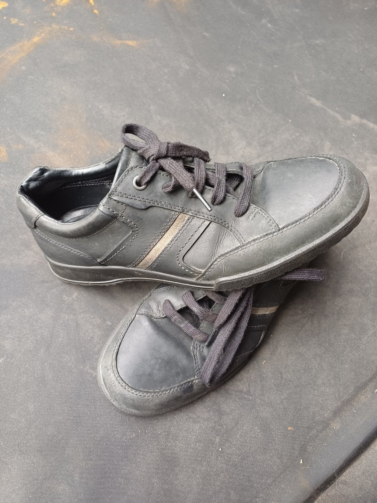 ECCO echt lederen schoenen maat 44 in zeer goede conditie, ECCO, Zwart, Ophalen of Verzenden, Zo goed als nieuw