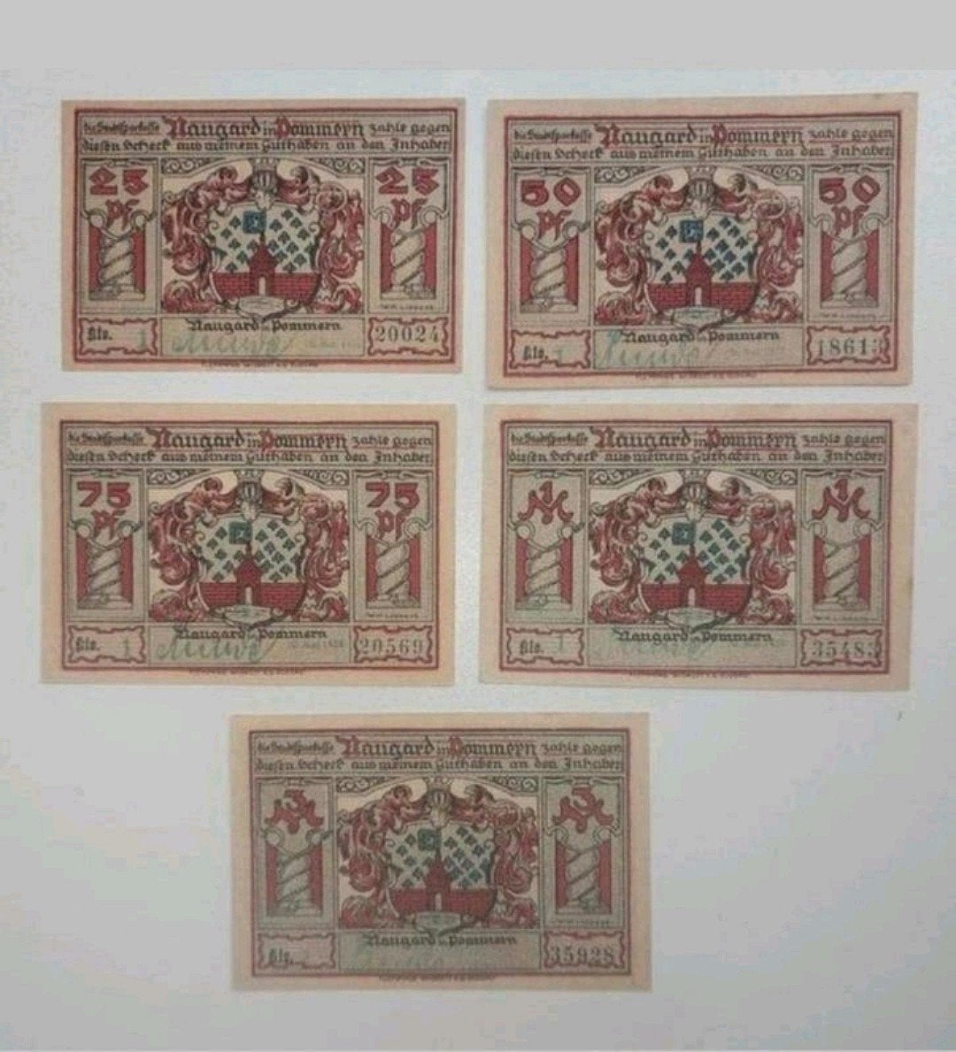 Duits/Pools Notgeld Naugard Noodgeld, Postzegels en Munten, Ophalen of Verzenden, Duitsland