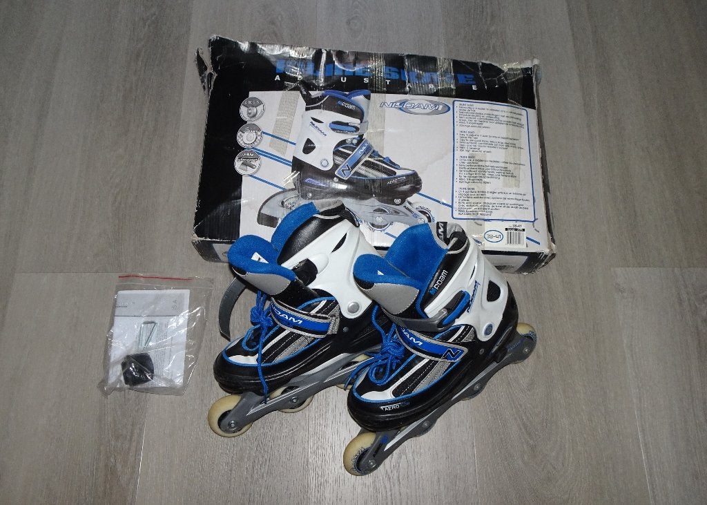 Nijdam verstelbare inline skates maat 38-41, Overige merken, Kinderen, Verzenden, Inline skates 4 wielen