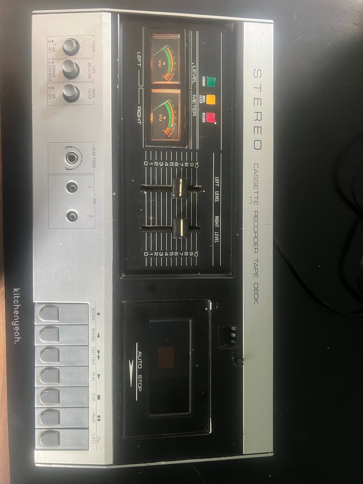 Vintage Soundmaster NR-54D1 Cassette Recorder Tape Deck, Audio, Tv en Foto, Cassettedecks, Ophalen, Enkel, Overige merken