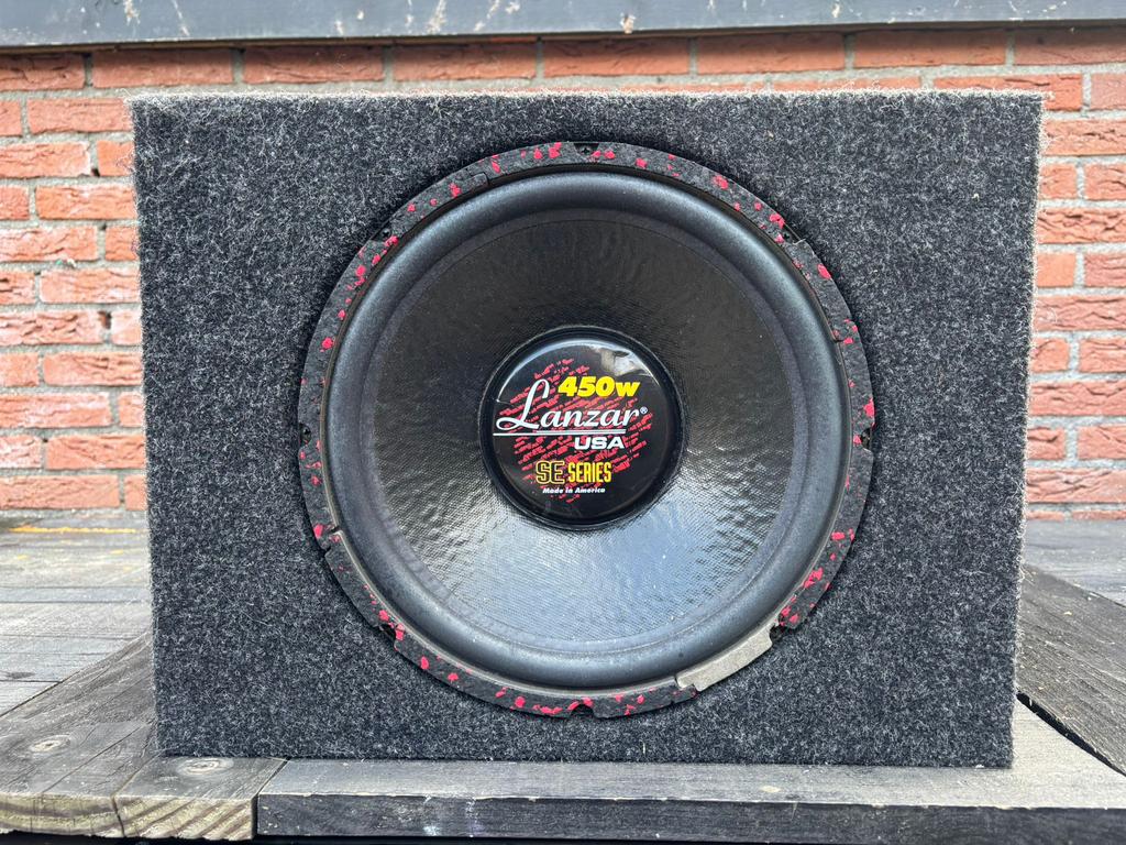 12” Lanzar USA 450w SE Series Subwoofer, Ophalen of Verzenden, Zo goed als nieuw