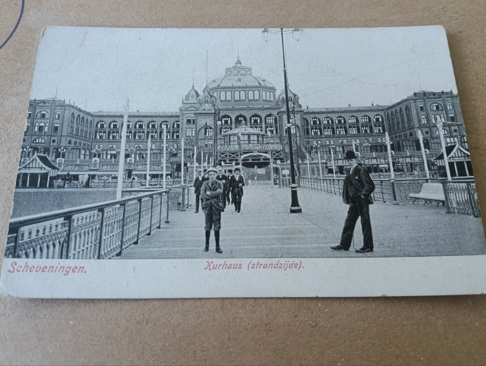 Oudekaart Scheveningen Kurhaus (strandzijde), Ophalen of Verzenden, Voor 1920, Ongelopen, Zuid-Holland