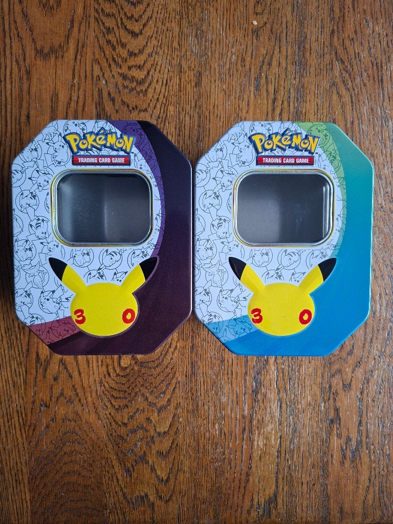 Leege tin 30ste pokemon, Ophalen of Verzenden, Zo goed als nieuw, Overige typen
