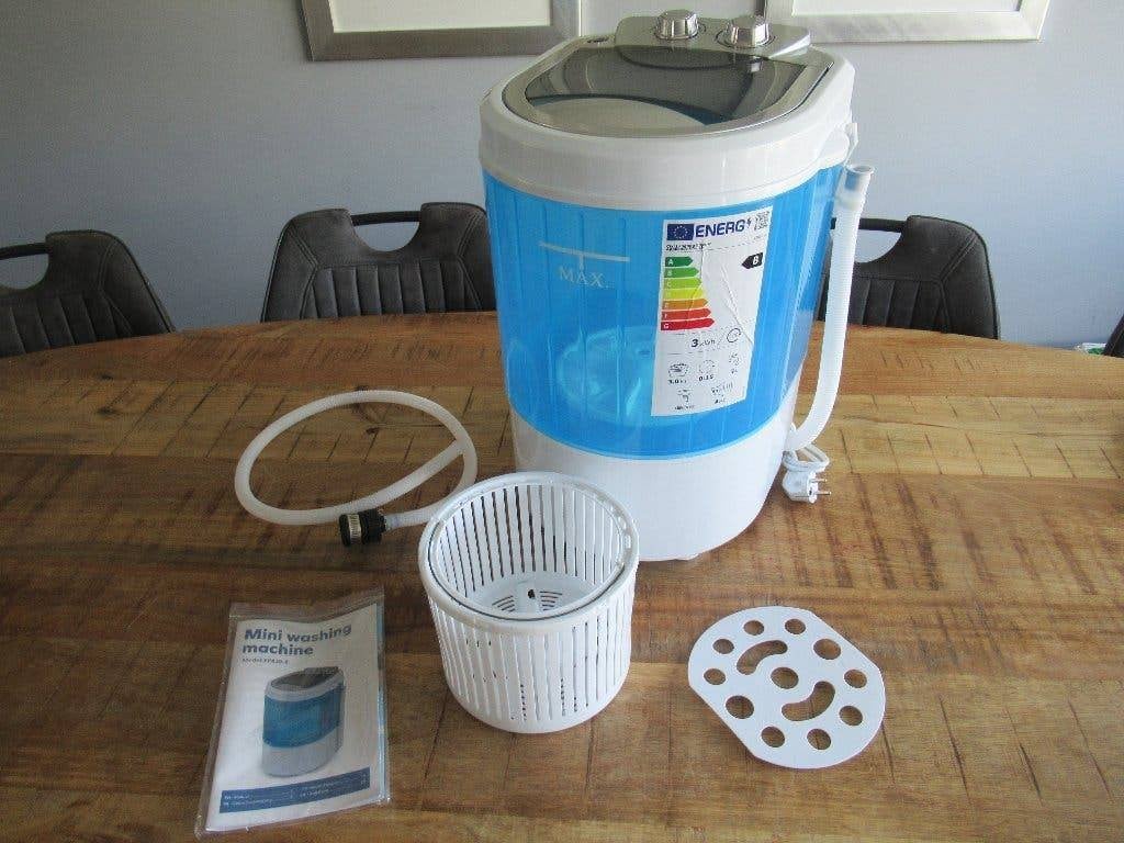 NIEUWE Camping mini wasmachine centrifuge 3 kg model XPB30-8, Caravans en Kamperen, Ophalen of Verzenden, Nieuw