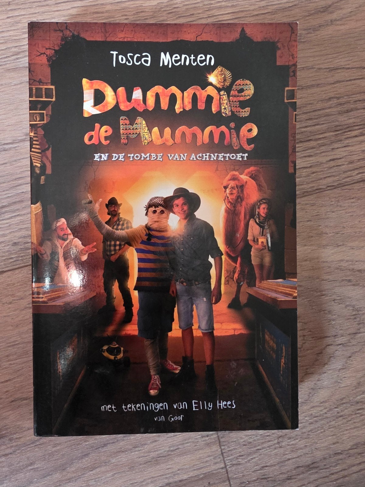 Dummie de Mummie en de Tombe van Achnetot - Tosca Menten, Ophalen of Verzenden, Zo goed als nieuw, Tosca Menten, Fictie algemeen