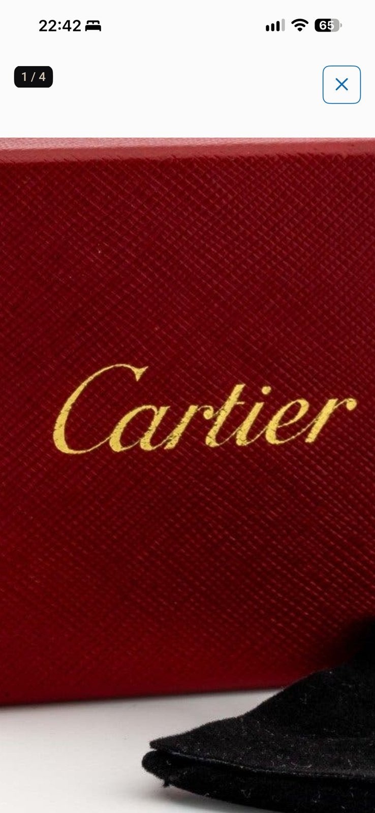 Cartier Ellipse 750 Gouden Ring met 0.25ct Diamant 1993, Gebruikt, Ophalen of Verzenden, Met edelsteen, Dame