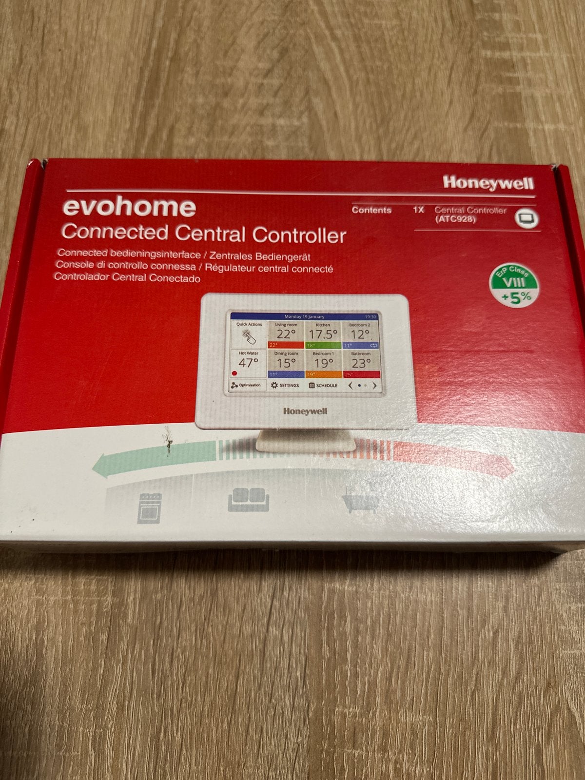 Honeywell evohome Connected Central Controller ATC928G3000, Doe-het-zelf en Verbouw, Thermostaten, Ophalen of Verzenden, Slimme thermostaat