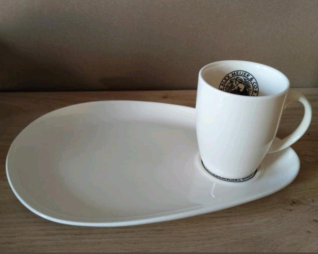 Alex Meijer & Co Koffiebranders sinds 1839 kop en schotel, Verzenden, Nieuw, Overige stijlen, Kop(pen) en/of Schotel(s)