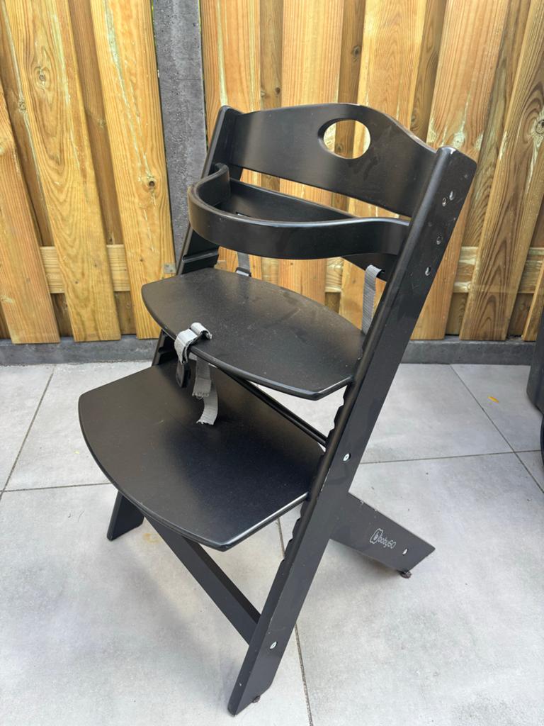 Zwarte meegroeistoel BabyGo, Kinderen en Baby's, Kinderstoelen, Ophalen, Gebruikt, Meegroeistoel, Aanschuifbaar
