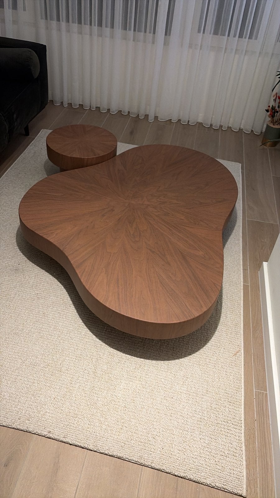 Lichtbruine Eleonora Bobbie Salontafel, Ophalen of Verzenden, Zo goed als nieuw, Rechte bank, Minder dan 150 cm