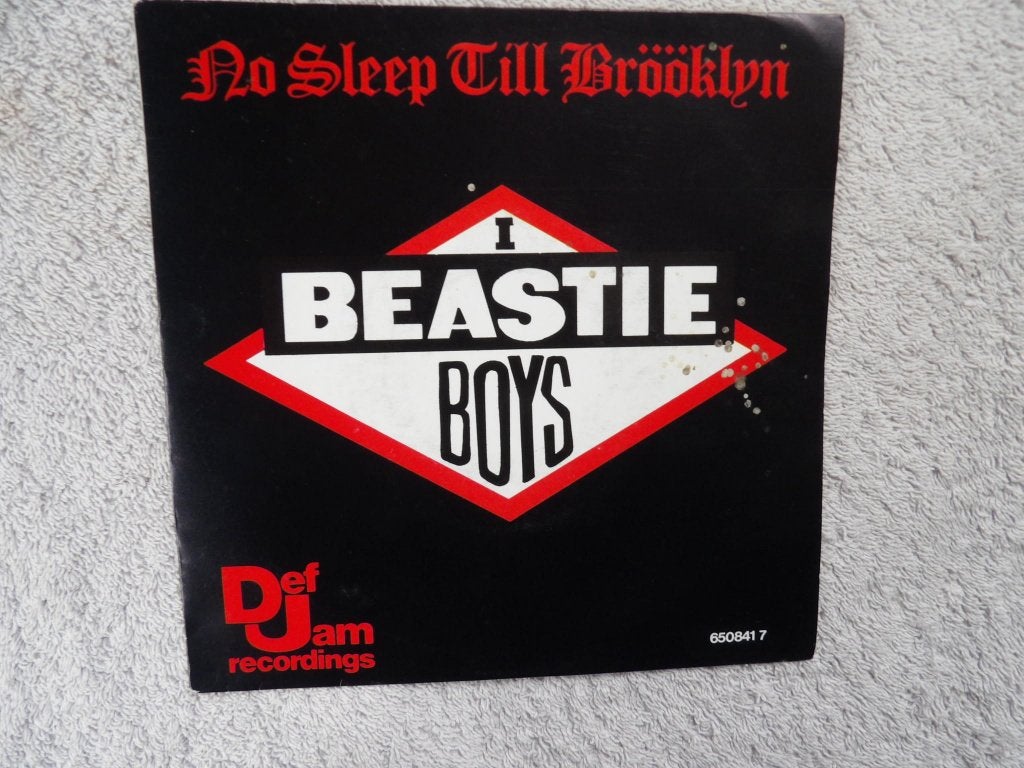 BEASTIE BOYS - no sleep till Brooklyn, Gebruikt, Verzenden, 7 inch, Fotohoes