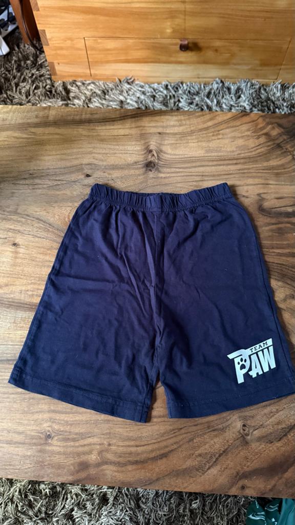 Donkerblauwe Paw Patrol korte broek - Maat 110/116, Ophalen of Verzenden, Gebruikt, Jongen, Broek