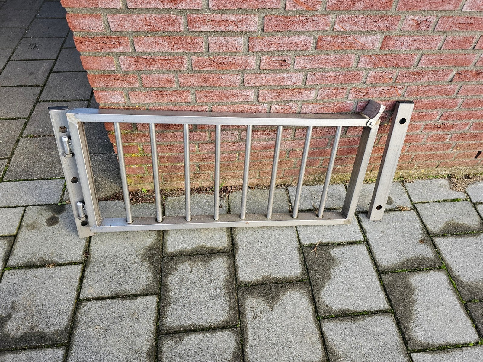 RVS Poortje - Duurzaam en Stijlvol, Met poort, Gebruikt, Onbekend, Ophalen of Verzenden