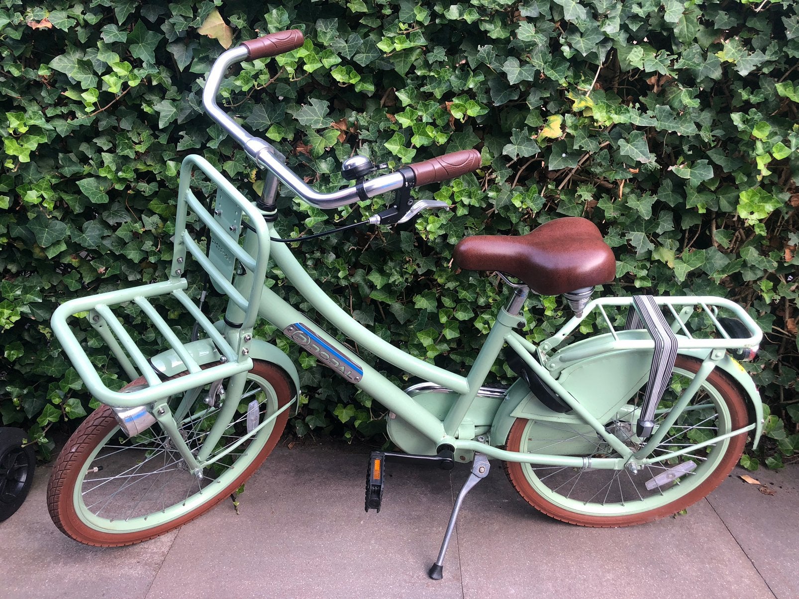 Popal meisjesfiets mint groen 20 inch., Fietsen en Brommers, Fietsen | Meisjes, Ophalen, Terugtraprem, 20 inch, Handrem