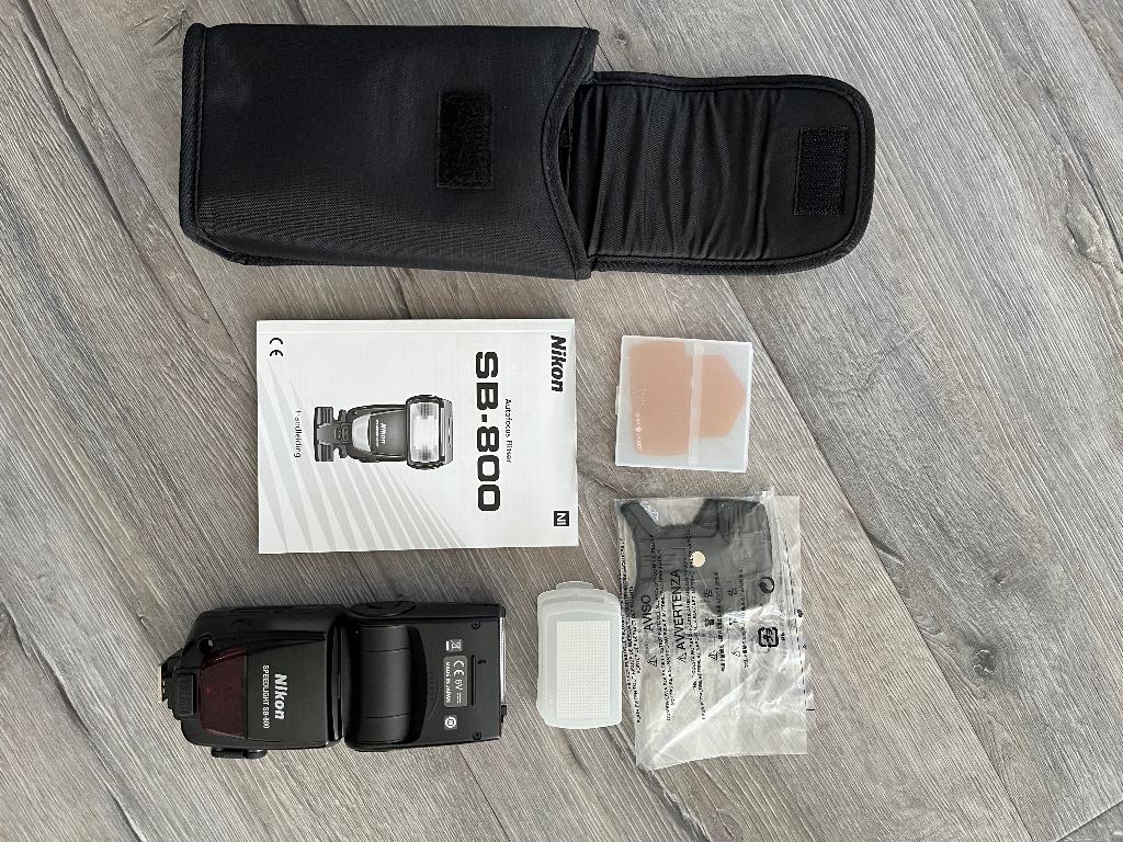 Nikon Speedlight SB-800 flitser, Ophalen, Zo goed als nieuw, Nikon, Kantelbaar