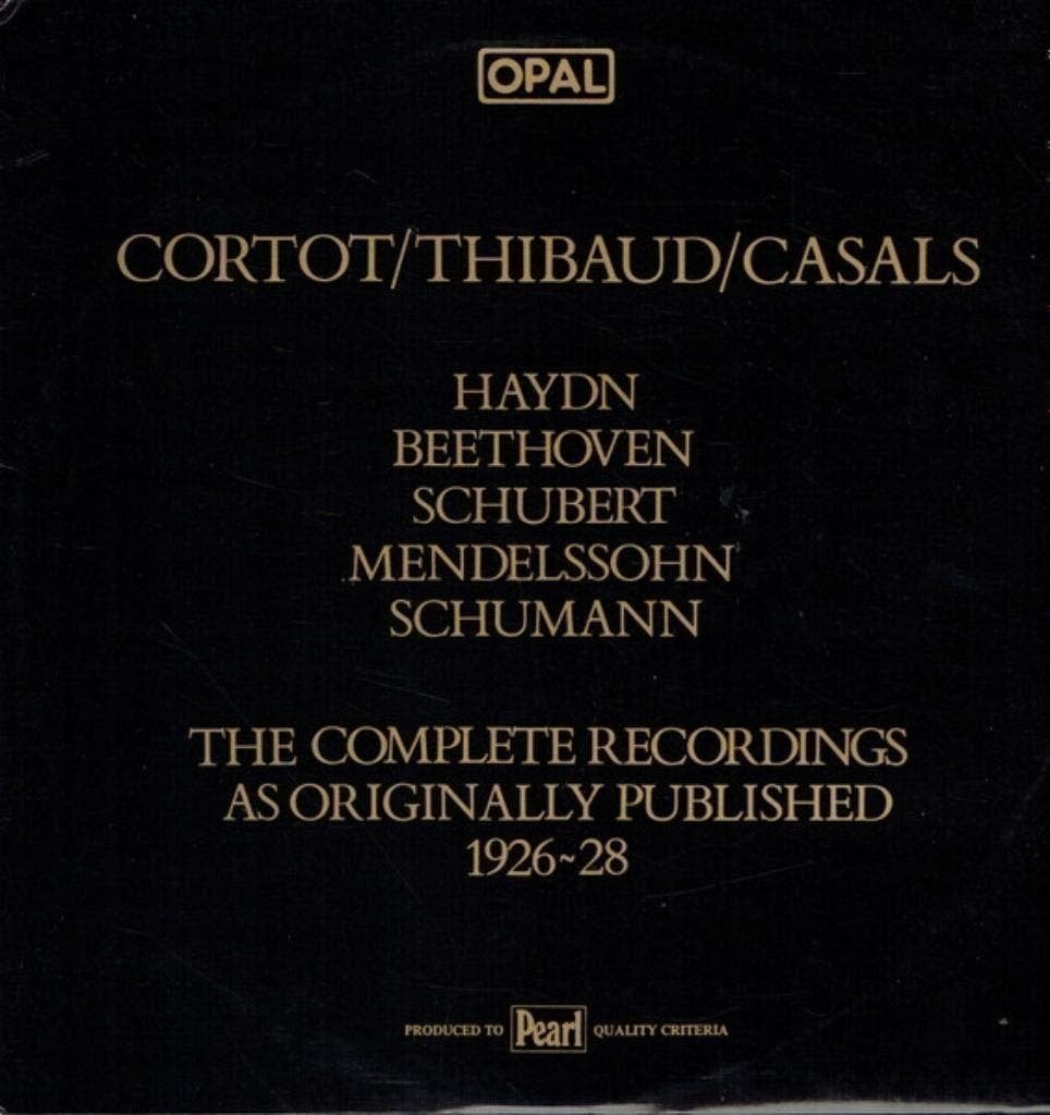 Cortot/Thibaud/Casals The Complete Recordings 2LP, Kamermuziek, Ophalen of Verzenden, Zo goed als nieuw, 12 inch