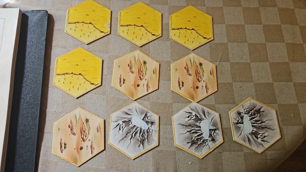 bordspel onderdelen tegels oude versie Catan 999 games, Een of twee spelers, Ophalen of Verzenden, Nieuw, 999 Games