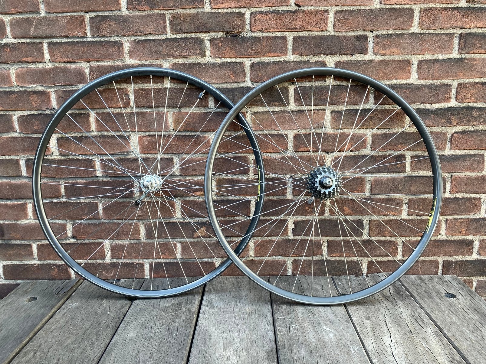 Vintage Wolber TX Profil velgen / 28″ 700C, Ophalen, Gebruikt, Racefiets, Wiel