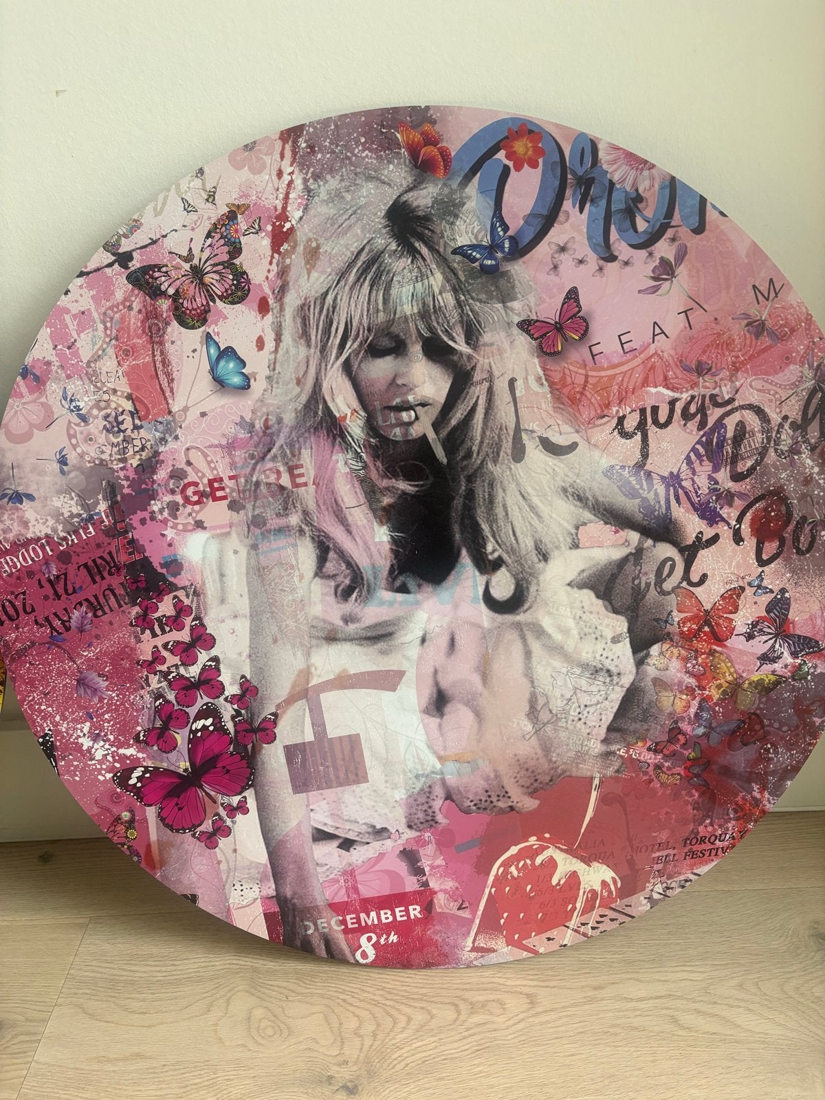 Brigitte Bardot Wandbord / Schilderij / Print, Ophalen of Verzenden