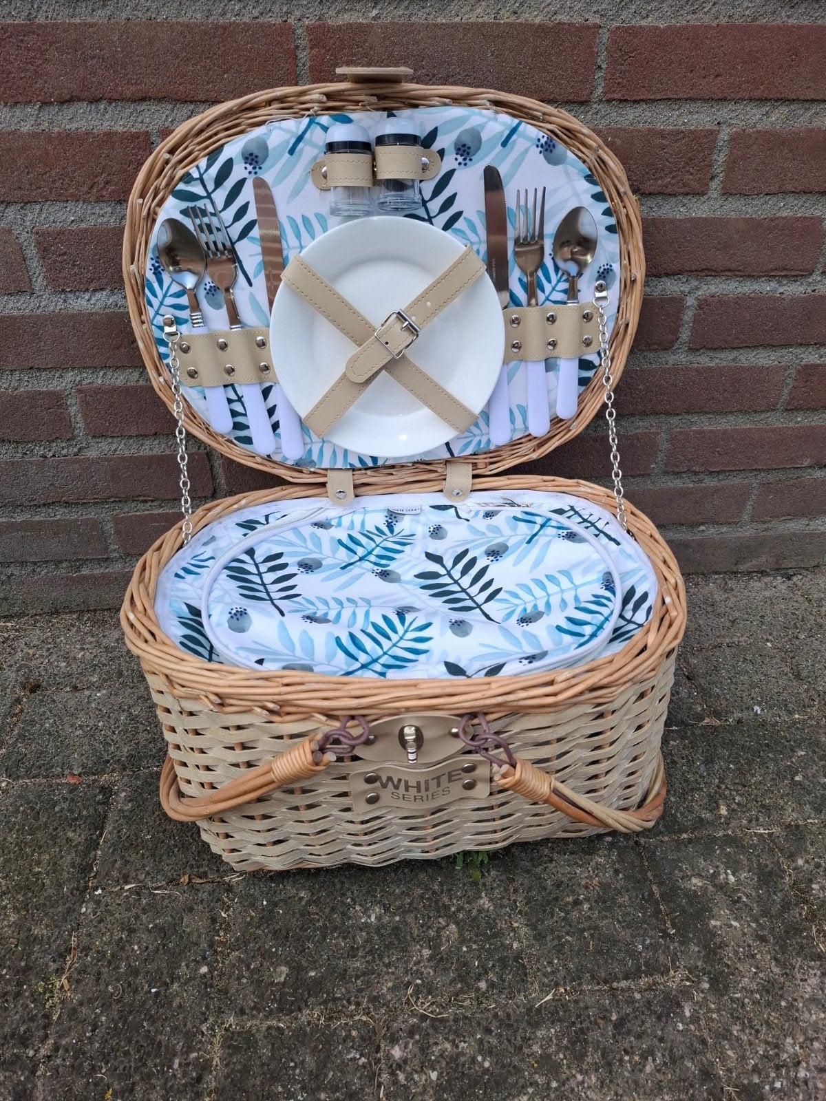 Nieuwe picknickmand voor 2 personen - White Series, Ophalen, Nieuw