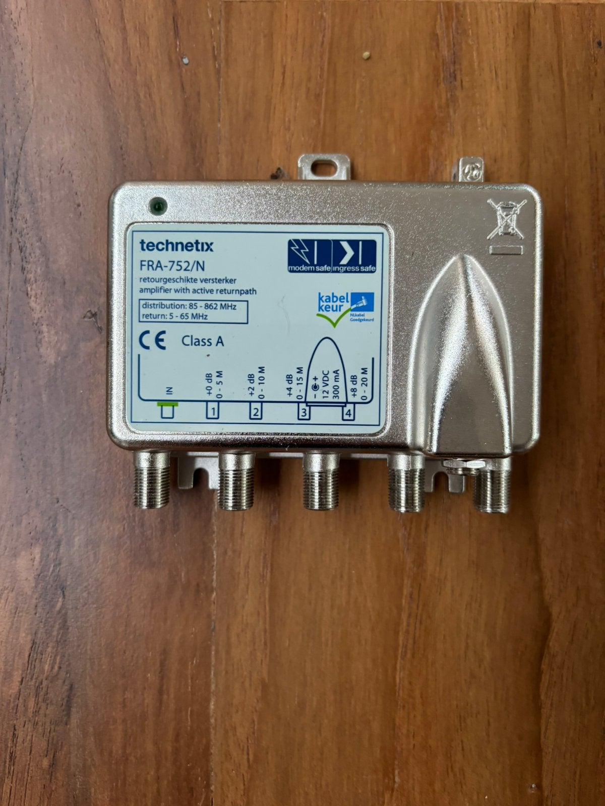 Technetix FRA-752/N retourgeschikte kabelversterker, Verzenden, Gebruikt