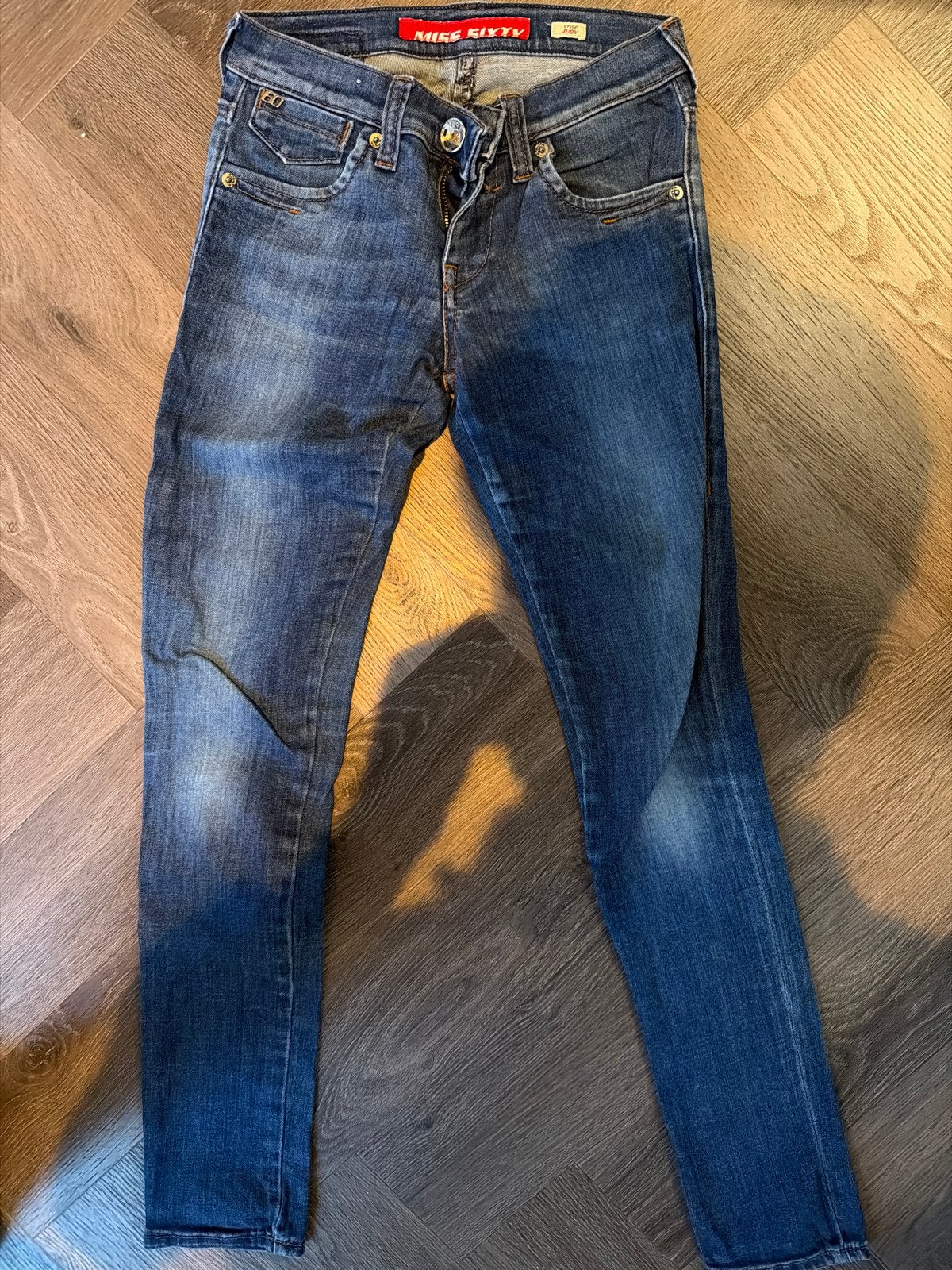 Miss Sixty Jeans - Maat 23, Ophalen of Verzenden, Gedragen, Blauw, W27 (confectie 34) of kleiner