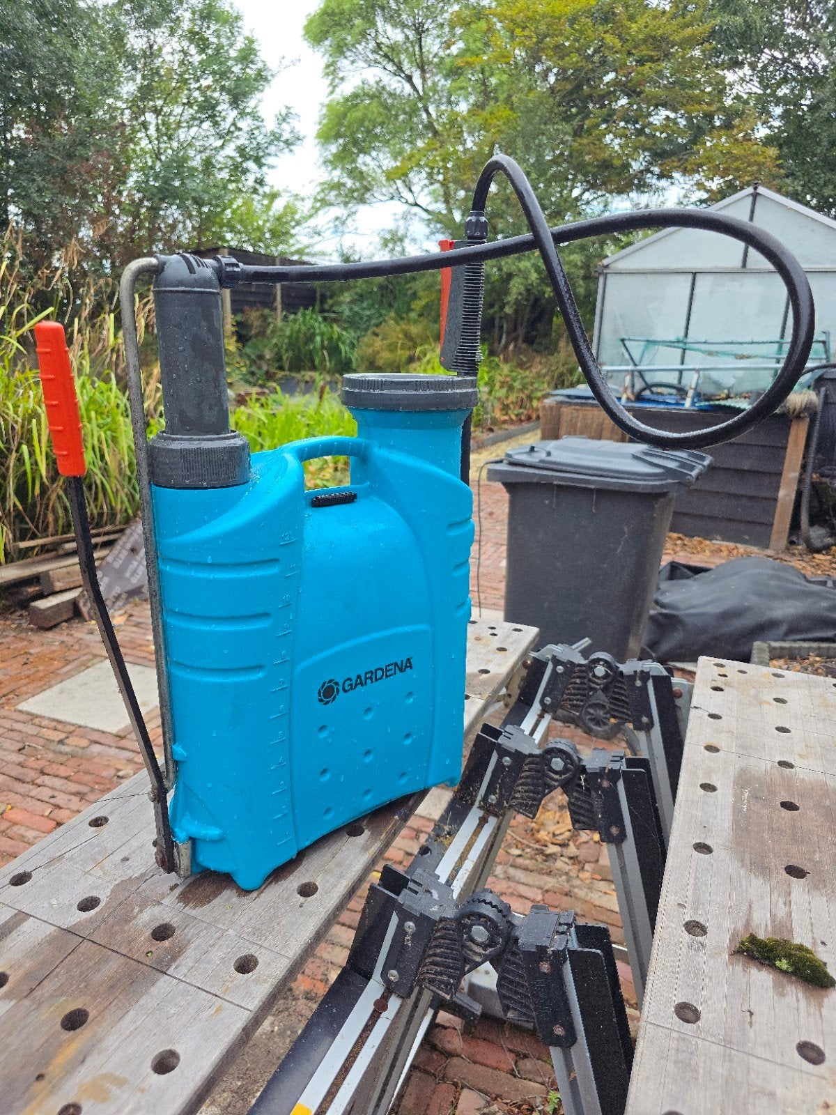 Gardena drukspuit 12 liter - zo goed als nieuw, Ophalen of Verzenden, Zo goed als nieuw, Overige typen