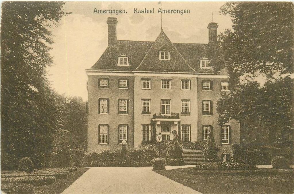 388-393-009 Amerongen Kasteel Amerongen, Verzenden, Voor 1920, Utrecht