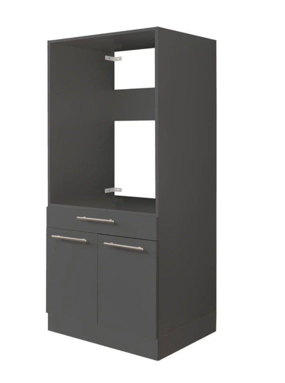 Nieuwe Wasmachine Ombouwkast Antraciet - Extra Opbergruimte, Ophalen, Nieuw, 50 tot 100 cm, Met lade(s)