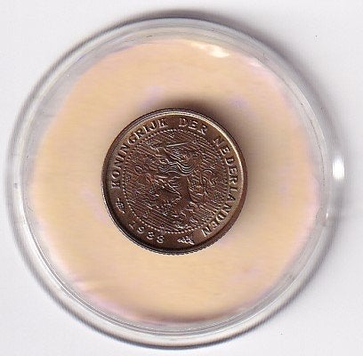 1/2 Cent 1938 Prachtig  Mooi met Diverse Muntkleuren, Verzenden, Koningin Wilhelmina, Overige waardes, Losse munt