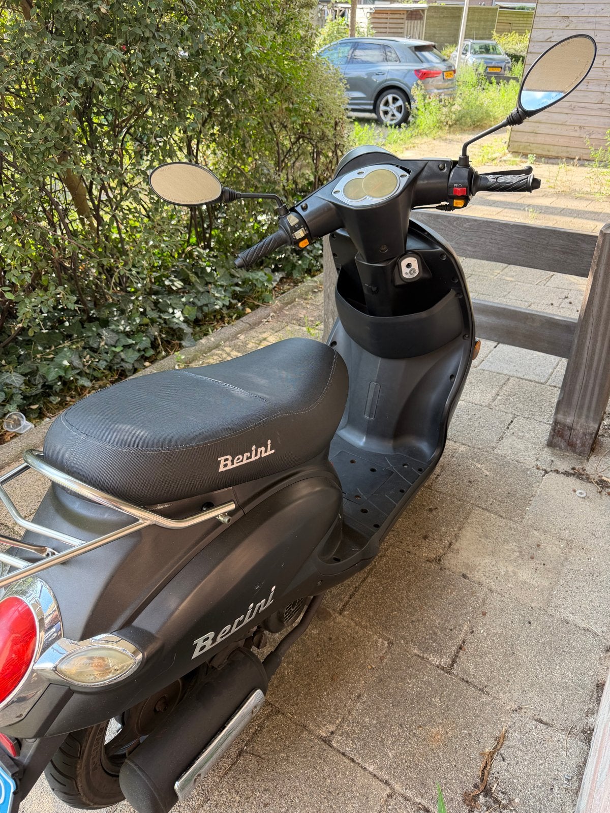 Berini Scooter - Mat Zwart - met werk, Ophalen, Gebruikt, Benzine, Overige merken