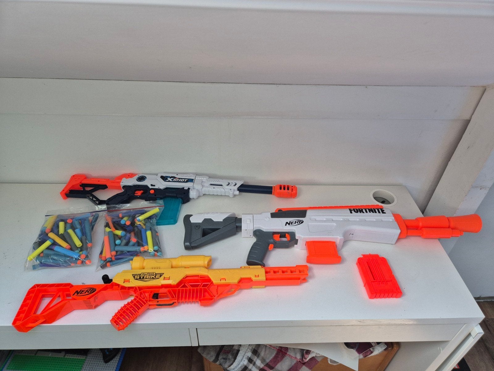 Nerf Fortnite/X-shot met losse pijltjes, Ophalen, Zo goed als nieuw