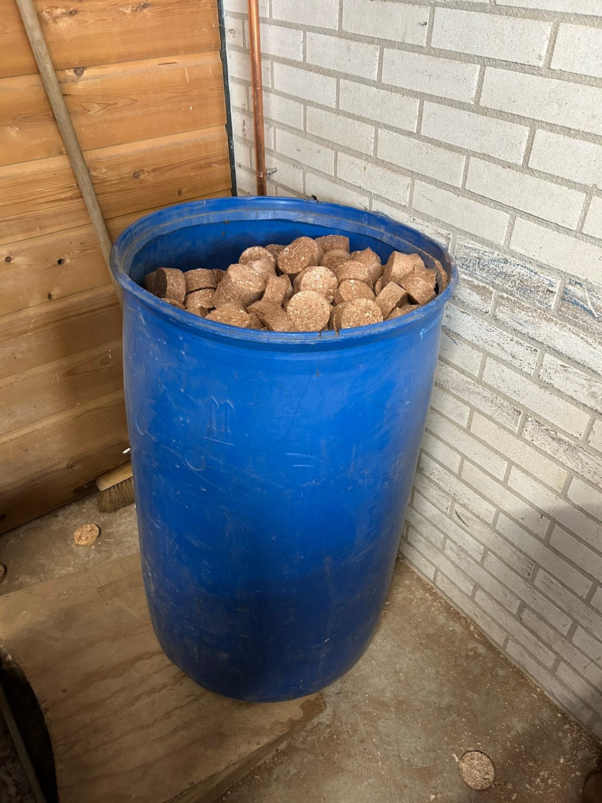Hardhout briketten geperst, Minder dan 3 m³, Ophalen