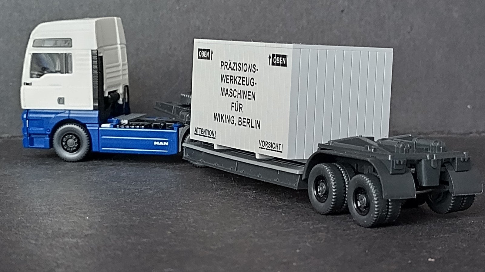 Man TGa XxL Dieplader Wiking 1:87 Wiking Pol, Verzenden, Wiking, M, Zo goed als nieuw