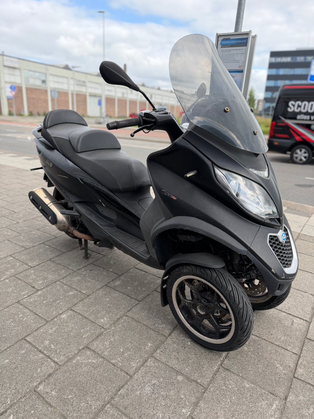 Piaggio MP3 500 ABS/ASR 2015 | 22.512 km | Rijdt goed, Motoren, Motoren | Piaggio, Sport, Automaat, 1 cilinder, LED Verlichting