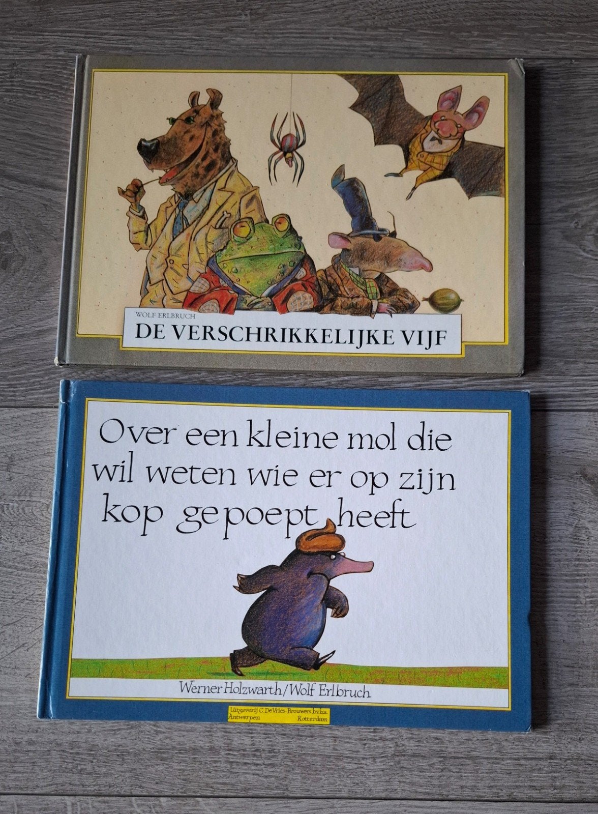 mol wie heeft op mijn kop gepoept en de verschrikkelijke 5, Ophalen of Verzenden, Gelezen