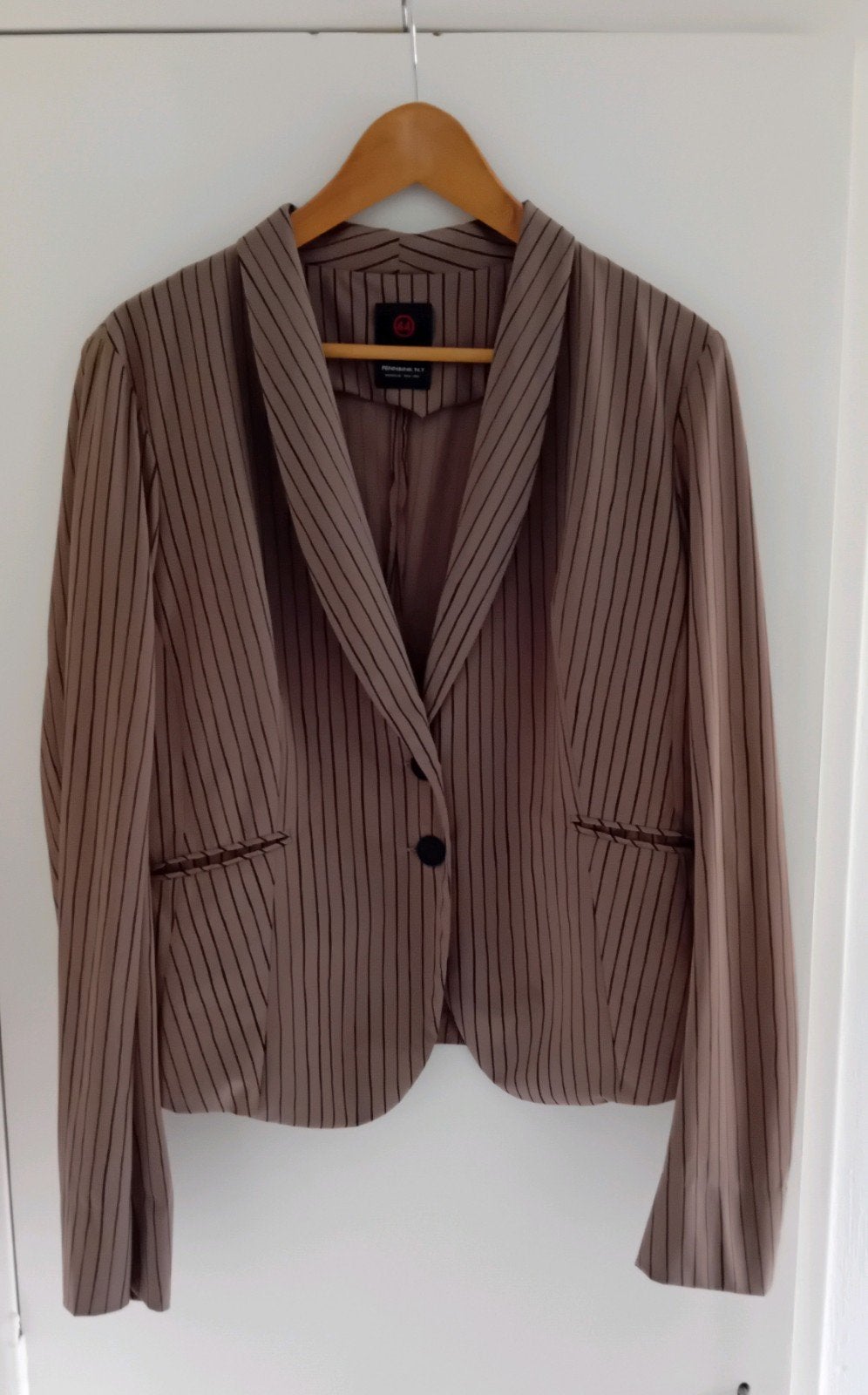 Penn&Ink travel jasje taupe bruin strepen 44, Kleding | Dames, Bruin, Maat 42/44 (L), Ophalen of Verzenden, Zo goed als nieuw