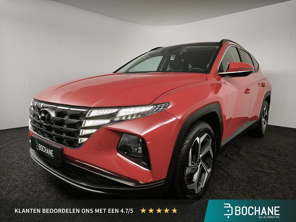 Hyundai Tucson 1.6 T-GDI HEV Premium Sky | Trekhaak | Panora, Auto's, Hyundai, Bedrijf, Te koop, Tucson, 360° camera, ABS, Adaptieve lichten