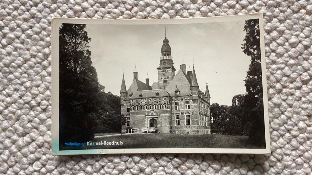 Ansichtkaart Wijchen Kasteel-Raadhuis 1948. 914, Verzamelen, Ansichtkaarten | Nederland, Ophalen of Verzenden, 1940 tot 1960, Gelopen