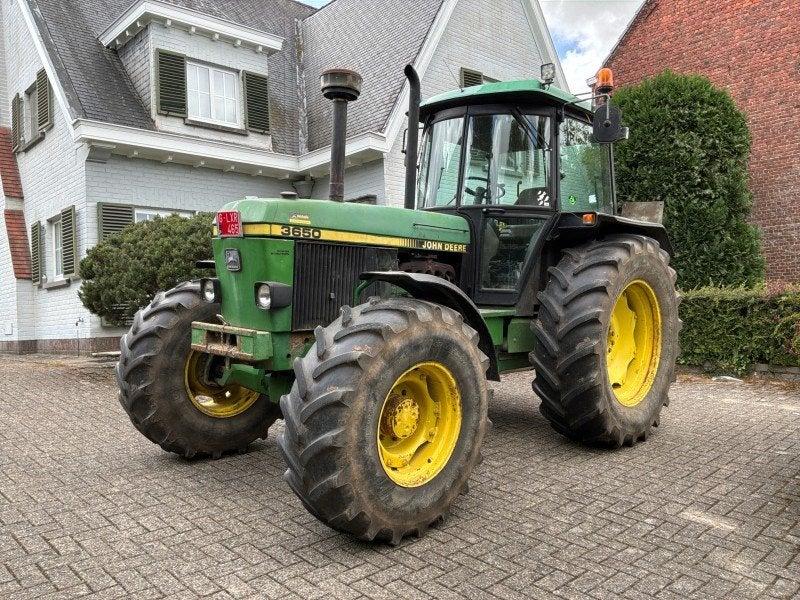 1989 John Deere 3650 vierwielaangedreven oldtimer traktor, 80 tot 120 Pk, John Deere