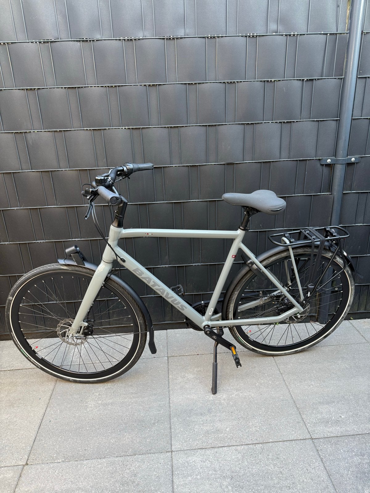 Batavus Dinsdag fiets grijs 28 inch (53cm), Ophalen, Versnellingen, Batavus, 49 tot 53 cm