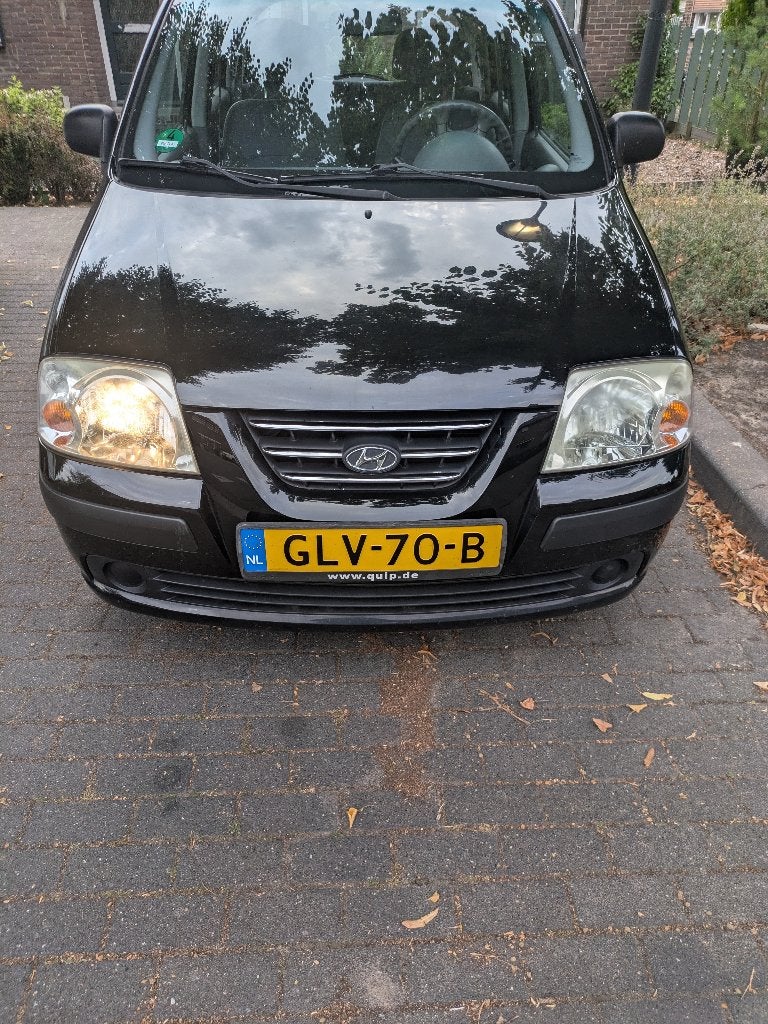 Hyundai Atos Prime 1.1 2005 Zwart, Voorwielaandrijving, Stof, 4 cilinders, Zwart