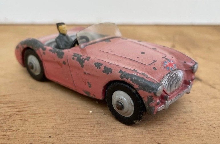 Vintage Dinky Toys Austin-Healey Speelgoedauto (Gebruikt), Ophalen of Verzenden