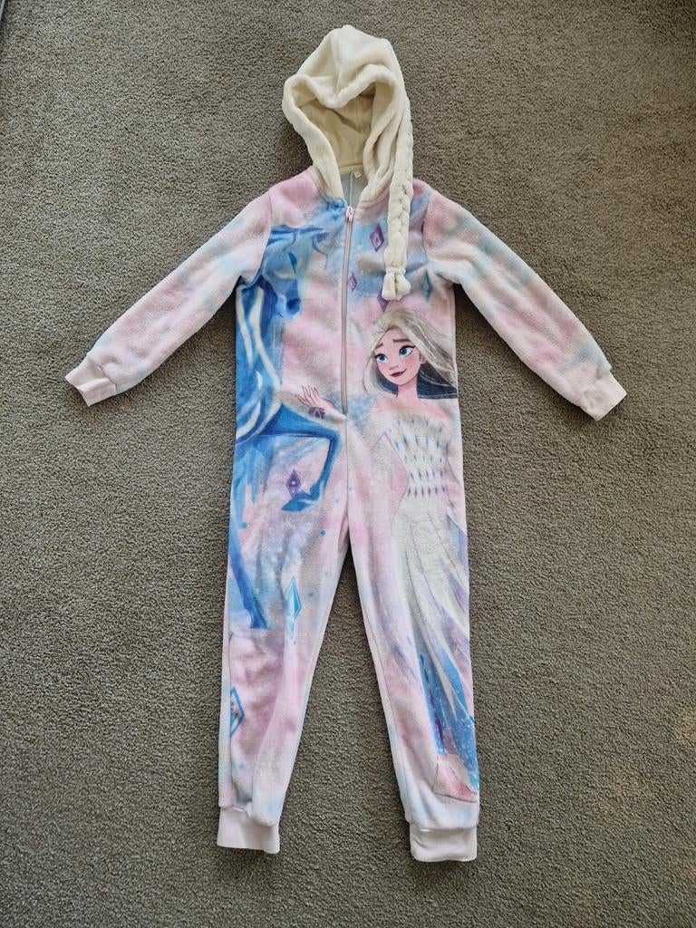 Frozen Elsa Onesie Maat 140, Ophalen of Verzenden, Gebruikt, Disney Frozen, Meisje