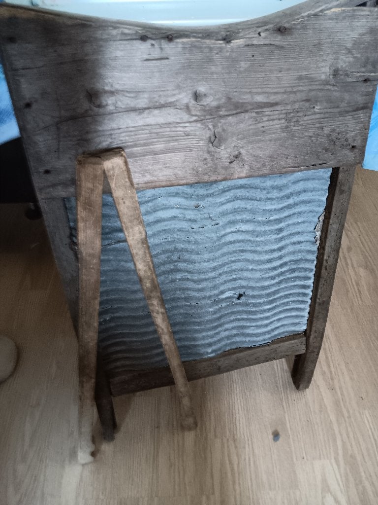 wasbord inclusief wastang, Ophalen