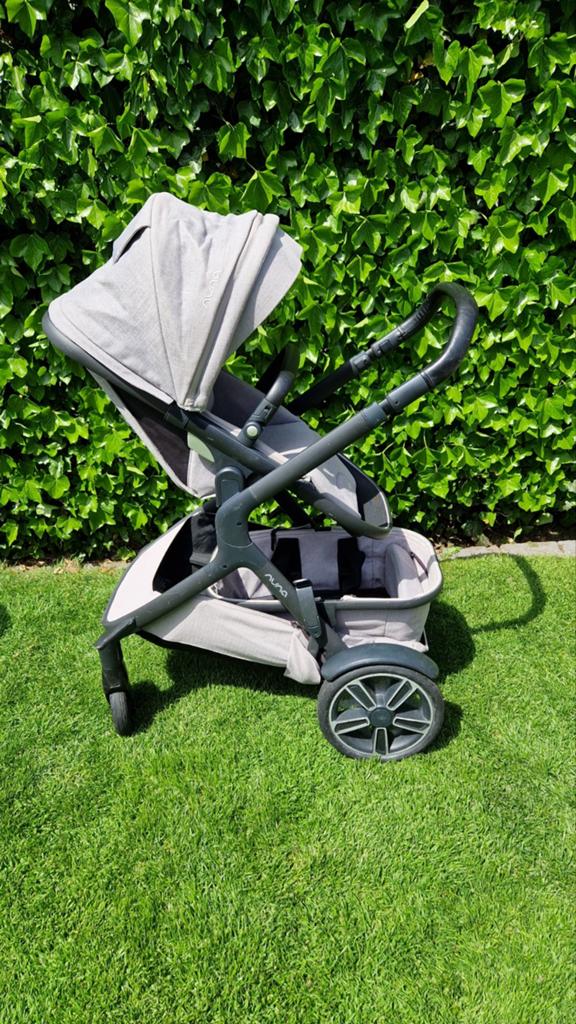 Nuna kinderwagen / wandelwagen met reiswieg, Ophalen, Overige merken, Verstelbare rugleuning
