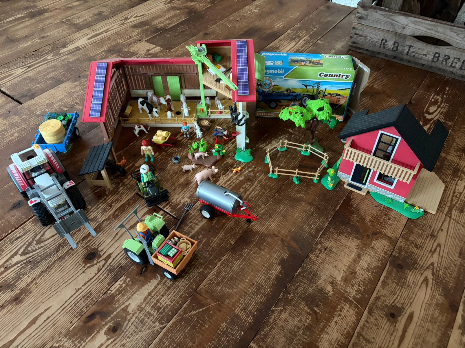 Playmobile boerderij, Ophalen, Zo goed als nieuw, Complete set
